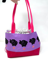 Load image into Gallery viewer, Drawstring tote- Sheepies