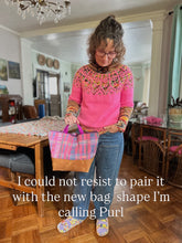 Load image into Gallery viewer, Purl- A sweater quantity project bag