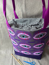 Load image into Gallery viewer, Large drawstring bag- EYE see you
