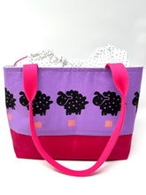 Load image into Gallery viewer, Drawstring tote- Sheepies