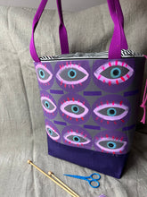 Load image into Gallery viewer, Large drawstring bag- EYE see you
