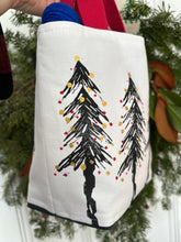 Load image into Gallery viewer, Spruce trees holiday bag