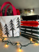 Load image into Gallery viewer, Spruce trees holiday bag