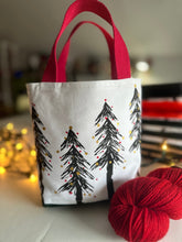 Load image into Gallery viewer, Spruce trees holiday bag