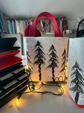 Load image into Gallery viewer, Spruce trees holiday bag