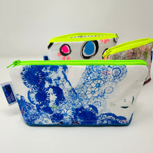 Load image into Gallery viewer, Notions bag with sturdy waxed canvas bottom - Drop cloth collection