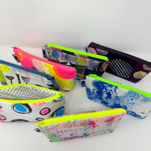 Load image into Gallery viewer, Notions bag with sturdy waxed canvas bottom - Drop cloth collection