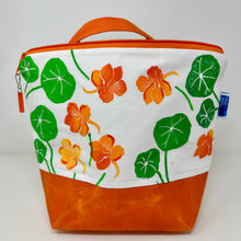 Load image into Gallery viewer, XL project bag - Nasturtiums