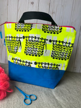 Load image into Gallery viewer, XL Zipper project bag - swatch!