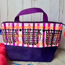 Load image into Gallery viewer, L zipper project bag- SWATCH!
