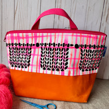 Load image into Gallery viewer, L zipper project bag- SWATCH!