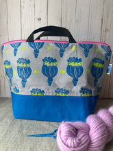 Load image into Gallery viewer, Purl- A sweater quantity project bag , Poppies