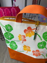 Load image into Gallery viewer, XL project bag - Nasturtiums