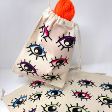 Load image into Gallery viewer, Small canvas drawstring bags