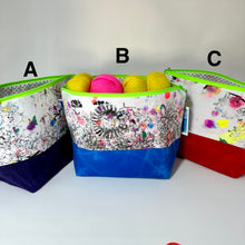 Load image into Gallery viewer, L Zipper project bag- Drop Cloth