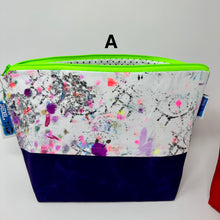 Load image into Gallery viewer, L Zipper project bag- Drop Cloth