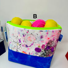 Load image into Gallery viewer, L Zipper project bag- Drop Cloth