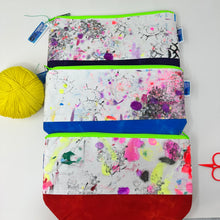 Load image into Gallery viewer, L Zipper project bag- Drop Cloth