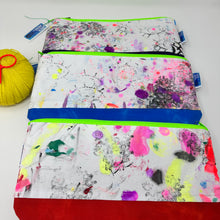 Load image into Gallery viewer, L Zipper project bag- Drop Cloth