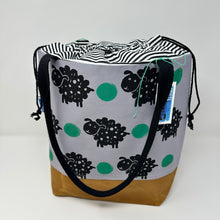 Load image into Gallery viewer, Large drawstring bag - Sheepies