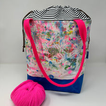 Load image into Gallery viewer, Large drawstring bag -Drop cloth collection.