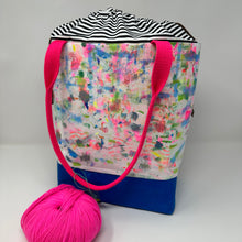 Load image into Gallery viewer, Large drawstring bag -Drop cloth collection.