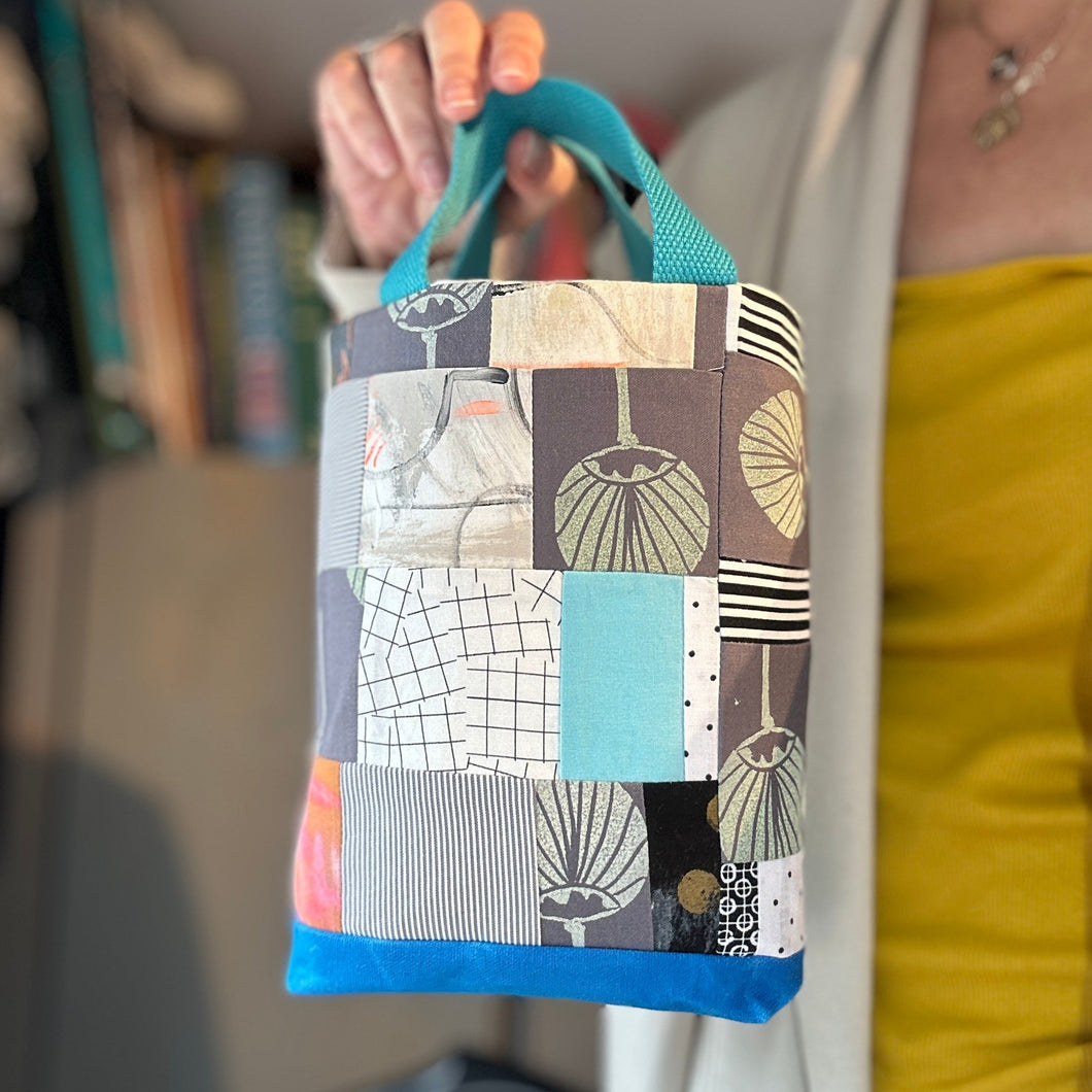 Small Tote - Patchwork Thistle