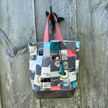 Load image into Gallery viewer, Patchwork tote - Thistle
