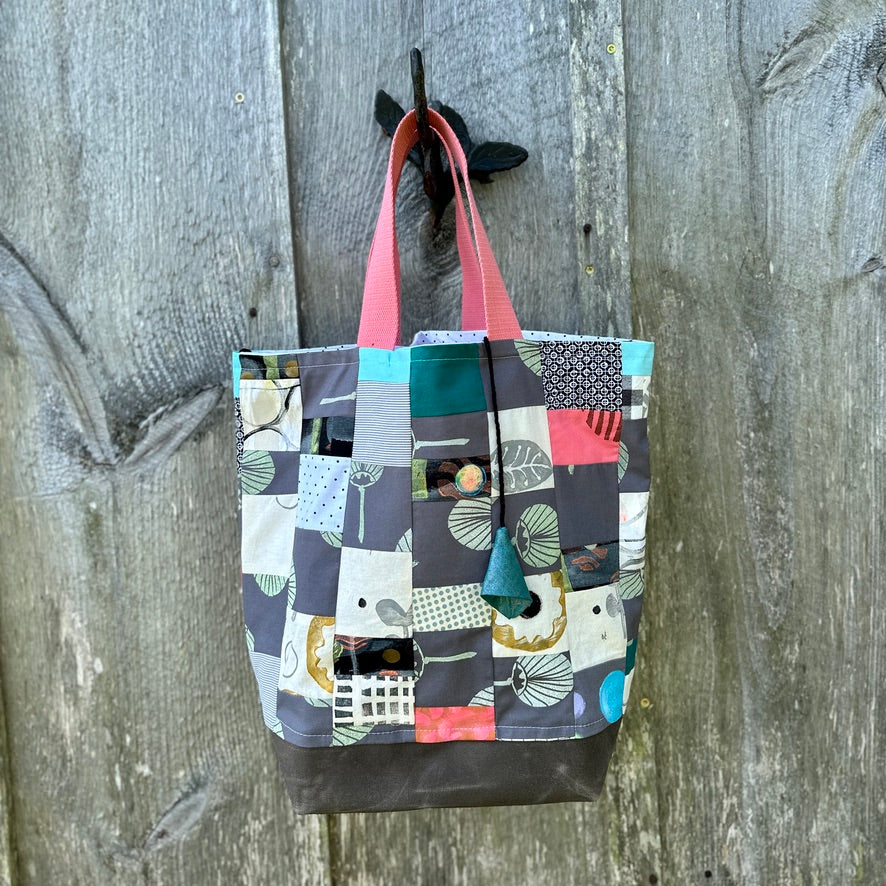 Patchwork tote - Thistle