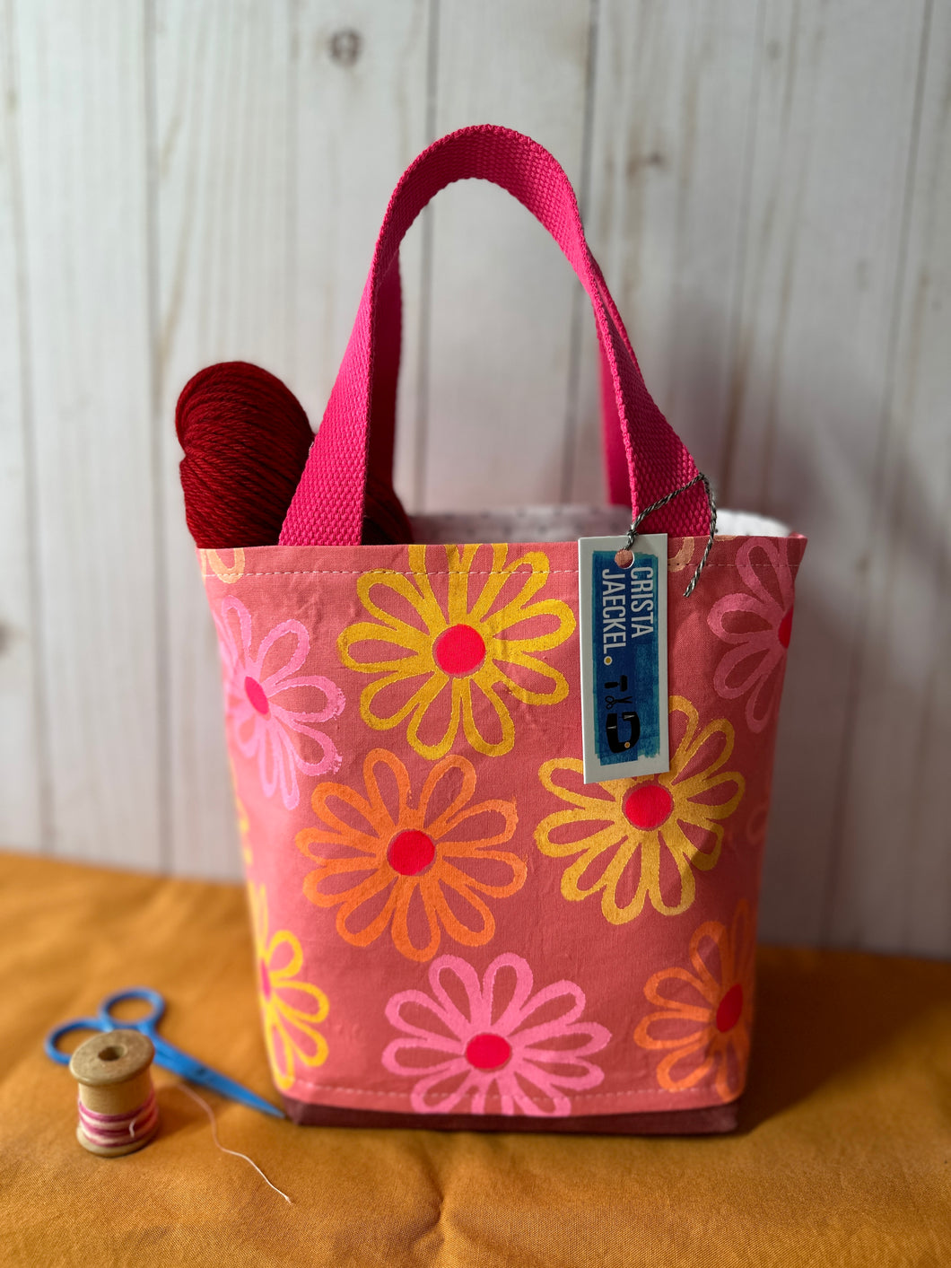 Small Tote -Daisies