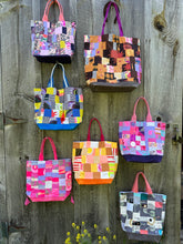 Load image into Gallery viewer, Patchwork tote - Thistle
