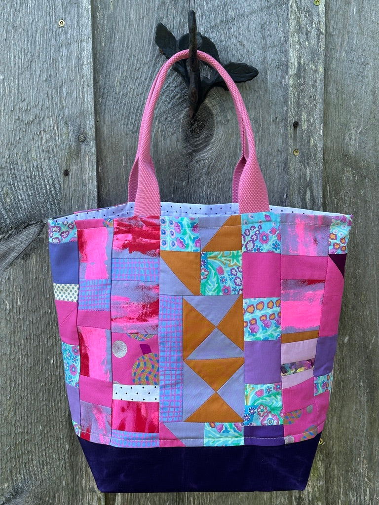 Patchwork tote - Sweet pea