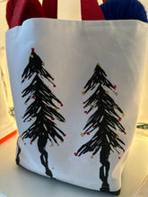 Load image into Gallery viewer, Spruce trees holiday bag
