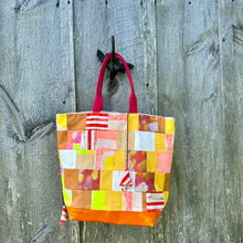 Load image into Gallery viewer, Patchwork tote - Ranunculus
