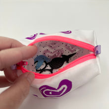 Load image into Gallery viewer, Mini Boxy bottom notions bags - HEARTS
