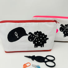 Load image into Gallery viewer, Notions bag with sturdy waxed canvas bottom
