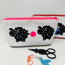 Load image into Gallery viewer, Notions bag with sturdy waxed canvas bottom
