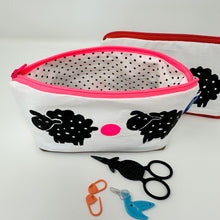 Load image into Gallery viewer, Notions bag with sturdy waxed canvas bottom
