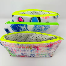 Load image into Gallery viewer, Notions bag with sturdy waxed canvas bottom - Drop cloth collection
