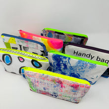 Load image into Gallery viewer, Notions bag with sturdy waxed canvas bottom - Drop cloth collection
