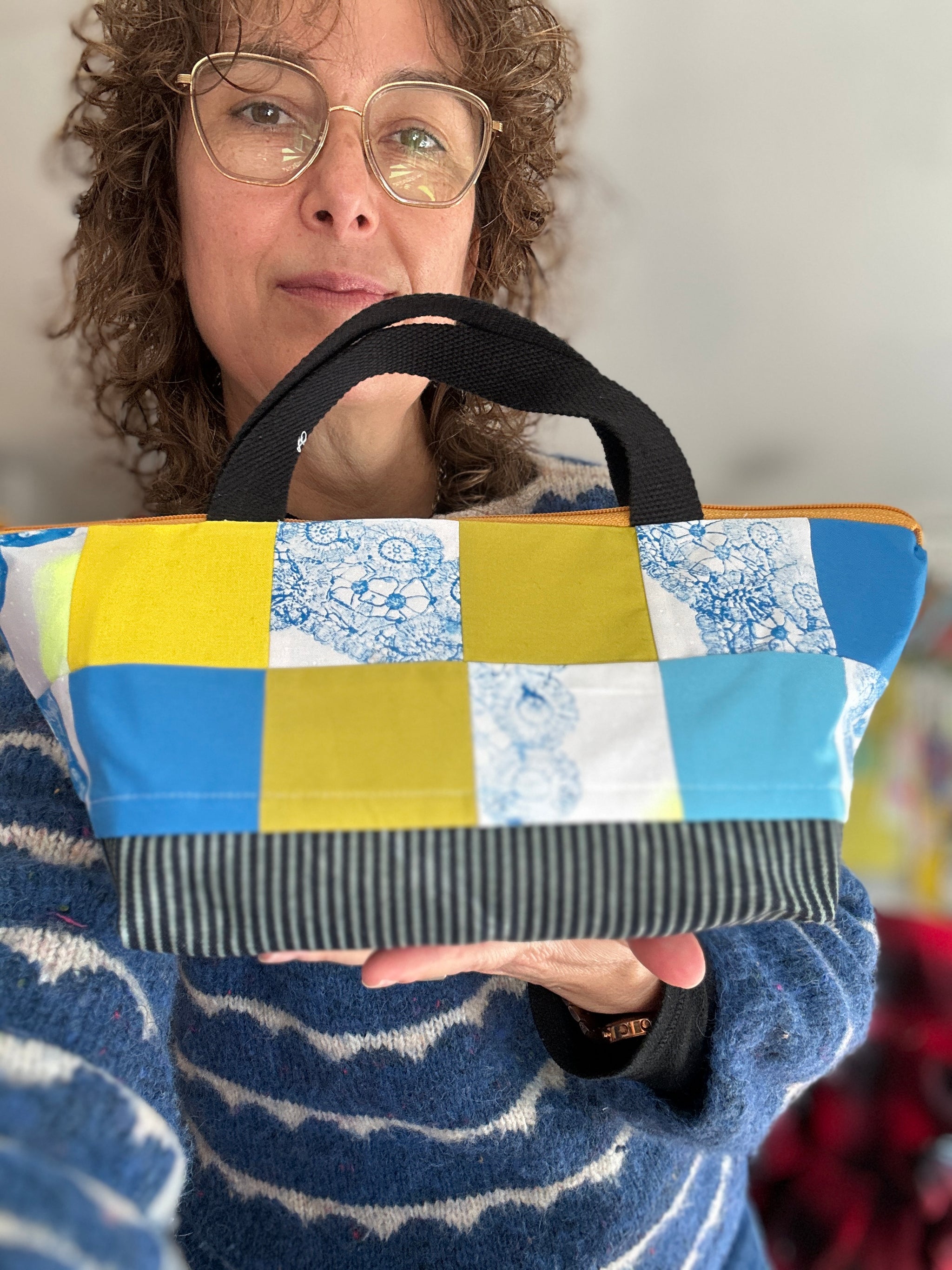 Patchwork Bags Handmade from Scraps - Crista Jaeckel