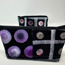 Load image into Gallery viewer, Notions bag with sturdy waxed canvas bottom - scrappy linen bags
