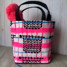 Load image into Gallery viewer, Small Tote - Knitting Swatch
