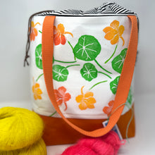 Load image into Gallery viewer, Large drawstring bag - Nasturtium
