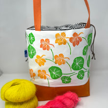 Load image into Gallery viewer, Large drawstring bag - Nasturtium
