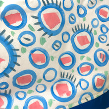 Load image into Gallery viewer, XL  Zipper project bag - Painted dots

