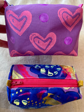 Load image into Gallery viewer, Mini Boxy bottom notions bags - Painted fabric
