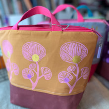 Load image into Gallery viewer, XL  Zipper project bag - Ginkgo&#39;s
