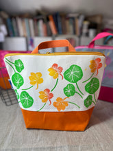Load image into Gallery viewer, XL project bag - Nasturtiums
