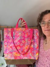 Load image into Gallery viewer, Medium Tote with two sized handles
